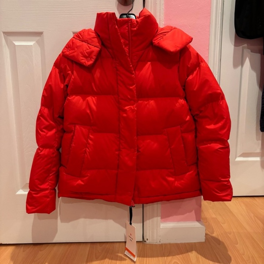 Lululemon Red Wunder Puff Down Jacket (NWT)